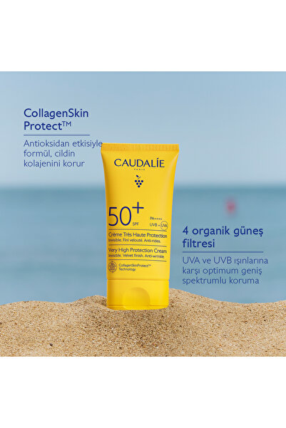 Caudalie Çok Yüksek Koruma Sağlayan Güneş Kremi SPF50+ 50ml