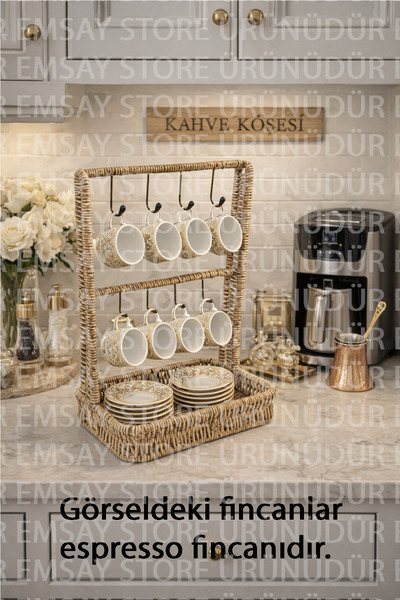 Emsay Store Ψάθινη θήκη πολλαπλών χρήσεων για κούπες & κοσμήματα – Διακοσμητι...