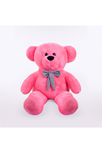 100 Cm Plush Big Ribbon Bear-Fuchsia
