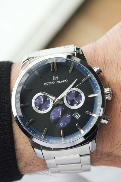 Rosso Milano Rm002472 Men's Wristwatch with Steel Strap