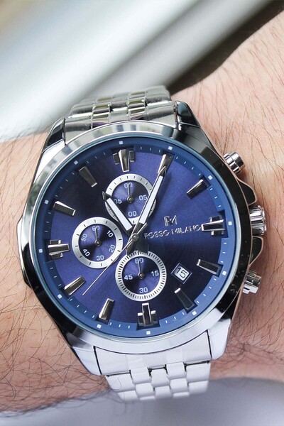 Rosso Milano Rm002392 Men's Wristwatch with Steel Strap