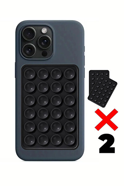 PSGT 2 adet Silikon Vakumlu Telefon Tutucu, Cep Telefonu için Silikon Yapışka...