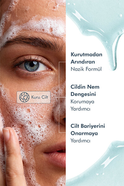 The Purest Solutions Kuru ve Karma Ciltler için Nemlendirici ve Bariyer Onarıcı Temizleme Jeli 200 ml