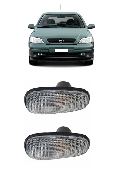 CMEPARTS Opel Astra G Sağ + Sol 2 Adet Takım Ön Çamurluk Sinyali 1998--2005