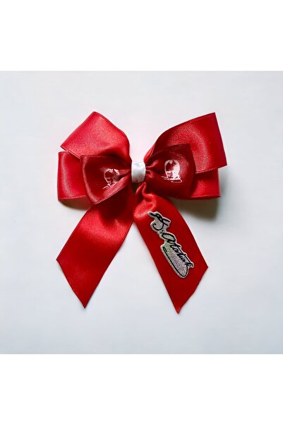 alsaccessories Κόκκινο χρώμα σατέν επάνω μέρος με πορτρέτο Ataturk ουρά με πό...