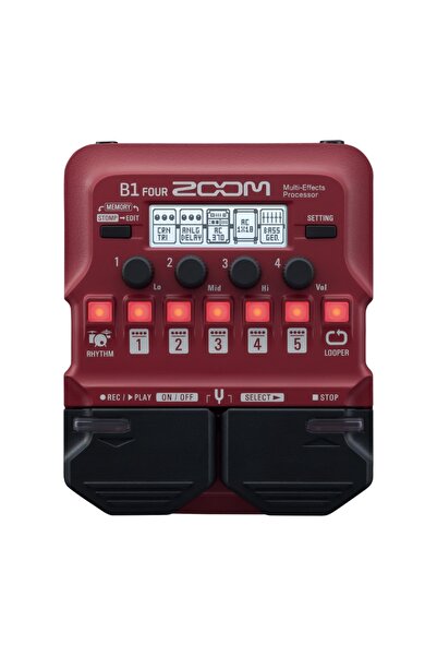Zoom B1 FOUR Bass Multi-Efekt Prosesörü