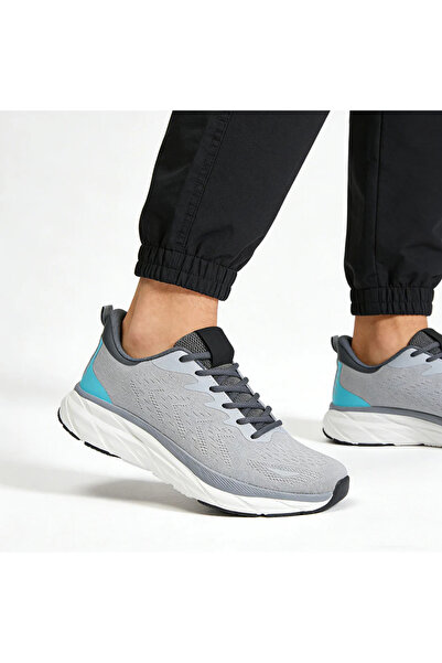 Tmall Pantofi sport de barbati,Piele ecologica,1257,Gri inchis