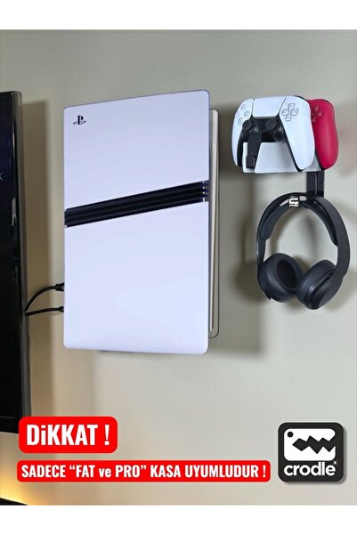 Crodle Playstation 5 Pro Duvar Standı ve Şarj İstasyonu Standı Gaming Aksesuar