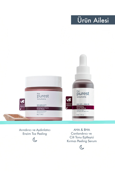 The Purest Solutions Arındırıcı ve Aydınlatıcı Enzim Toz Peeling 55 gr (%0,6 Azelaic Acid & Malic Acid)