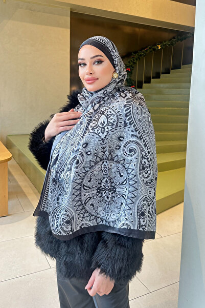 Oxygen Scarfs Şehzade Voile Silk Shawl 10102
