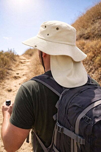 Külah Καπέλο εξωτερικού χώρου UV Αντηλιακό Μπεζ καπέλο Legionary Safari