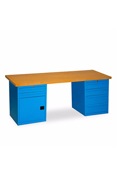 Genel Markalar Star Çelik Çalışma Tezgahı 6 Çekmeceli Dolaplı-2130 Mm