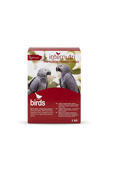 Inter Nutri Internutri Papagaios Premium Parrot Food with Fruit - 1kg | High ...
