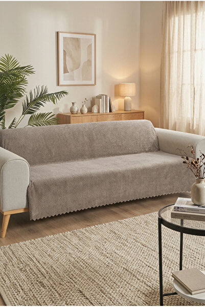 essense Home&Living 100% Bamboo Mink Soft Fur K Sofa Cover Multi-Purpose Spon...