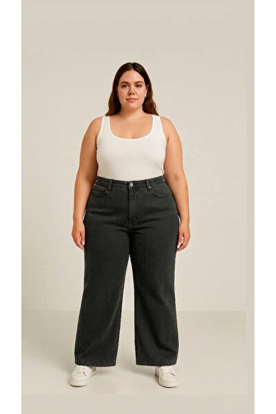 nd jeans Τζιν με φαρδιά μπατζάκια PREMIUM ΓΥΝΑΙΚΕΙΟ ΕΞΤΡΑ ΜΕΓΑΛΟ ΜΕΓΕΘΟΣ ΣΟΥΠ...