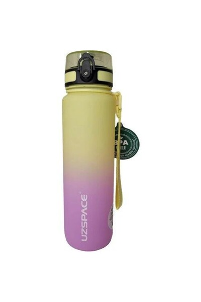 Uzspace 3038-6 TRITAN MATARA 1000 ML YELLOW-VIOLET