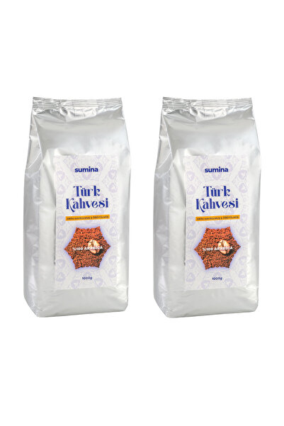 Sumina Gıda Sumina Medium Roasted Ground Turkish Coffee 1 kg X 2 Pcs