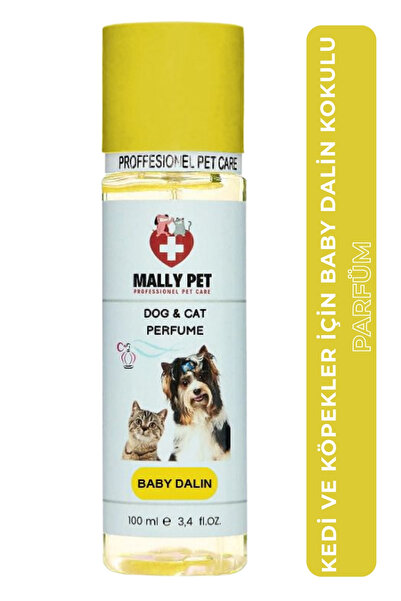 MALLY PET PROFESSIONEL PET CARE Baby Dalin Kokulu Kedi Ve Köpek Parfümü 100 ml