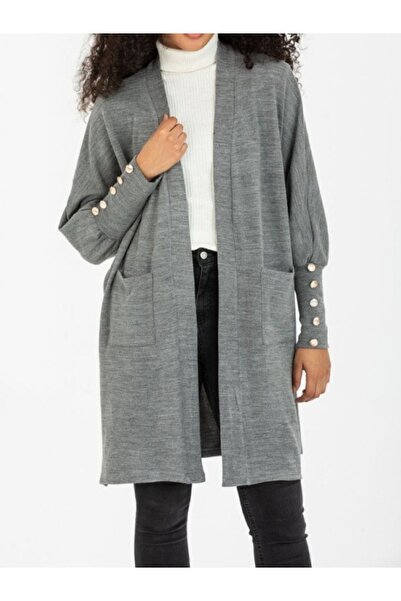 Pasaklı Giyim Γυναικεία ζακέτα με λεπτομέρεια στα μανίκια και κουμπιά άνοιγμα...