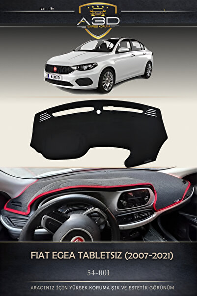 A3D TORPİDO KORUMA Fiat EGEA Tabletsiz Model SİYAH Torpido Koruma Örtüsü
