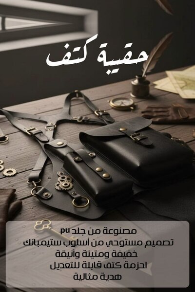Yallabena حقيبة صدرية تكتيكية 🎒   حقيبة كتف وحقيبة تحت الإبط بتصميم ريترو لل...