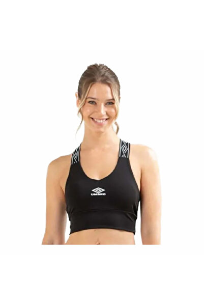 UMBRO Vf-0080 Wren Bra Sports Bustier Supported Women Crop Black