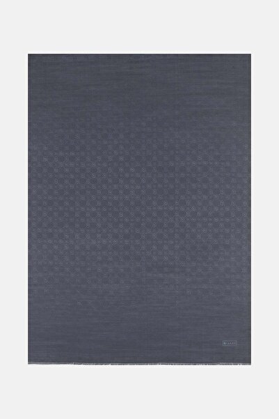 Vakko Cotton Silk Shawl - New Hologram - Anthracite