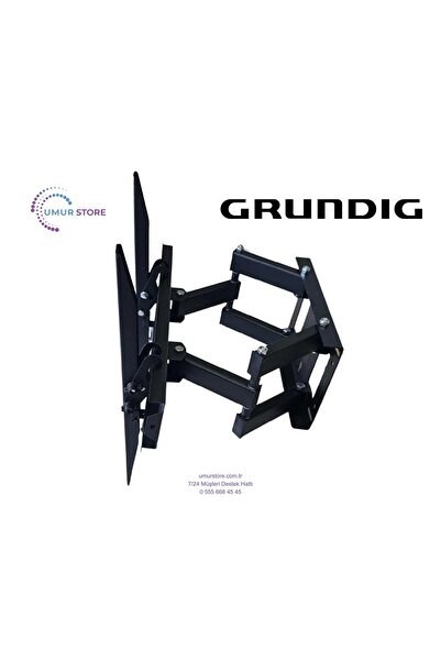 Herz Grundig 55” Uyumlu Hareketli Oynar Led Televizyon Askı Aparatı