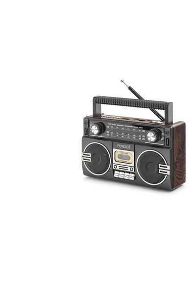 Ru Collective Bluetooth Nostaljik Fm Radyo Usb Tf Aux Taşınabilir Hoparlör - ...