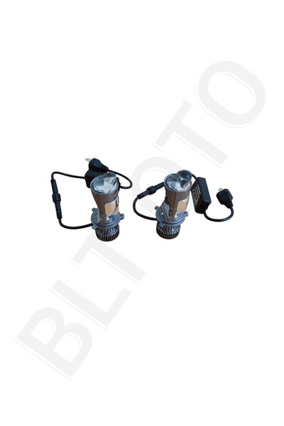 vr pro H4 Grand Mercekli Led Xenon 22.000 Lümen 50W Ufuk Çizgili 12-24V Uyumlu