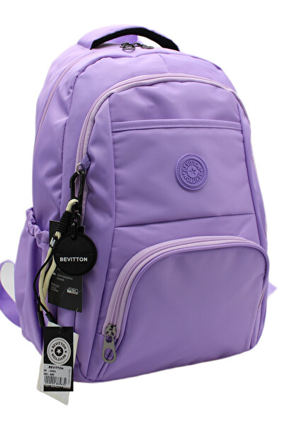 Bevitton Αδιάβροχο υφασμάτινο μωβ σακίδιο πλάτης 2000