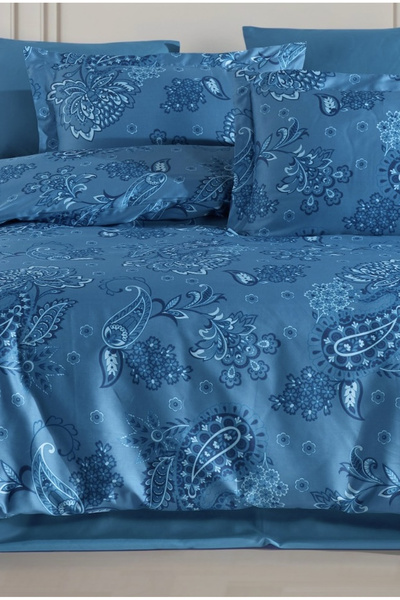 NazeninHome Σετ Παπλωματοθήκη από Σατέν 100% Βαμβάκι με Ελαστικά Σεντόνια |  ...