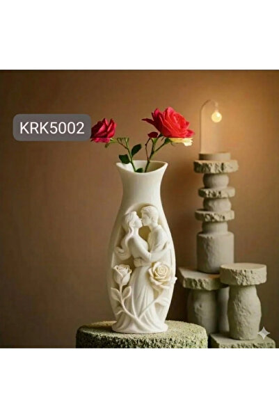 KARAKIZ Aşk Temalı Vazo Silikon Kalıp 11x5 Cm