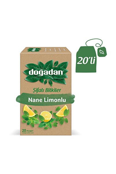Doğadan شاي أعشاب بالنعناع والليمون 20 قطعة