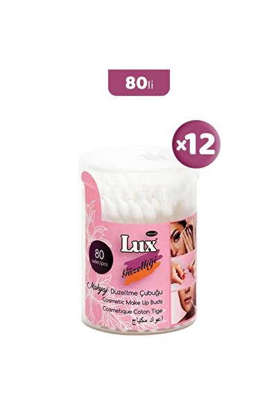 LUX Štapić za korekciju šminke 80 kom x 12