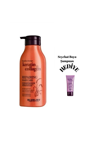 Luxlıss Organik & Vegan Besleyici Onarıcı Güçlendirici Keratin Kolojen Saç Ba...