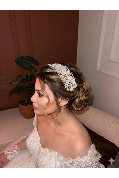 Bridal Luxe Karessa Model Bridal Hair Accessory Hair Clip