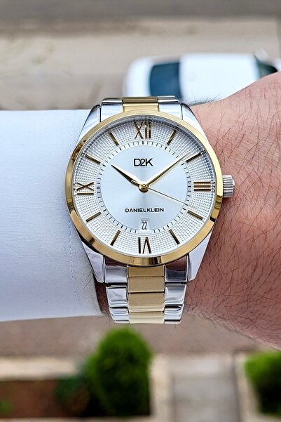 Daniel Klein Altın Metalik Renk 2 Yıl Garantili 42 Mm Erkek Kol Saati