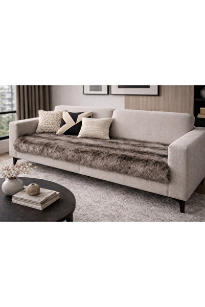 MER HOME Γούνινο βελούδινο κάλυμμα καναπέ για 3 άτομα (1 τεμάχιο) 80*190 εκ. ...