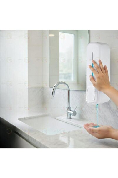 MAİN SHOP 1 ΤΕΜ. 350 ML Επιτοίχιος Χειροκίνητος Διανομέας Σαπουνιού Χειρός Υγ...