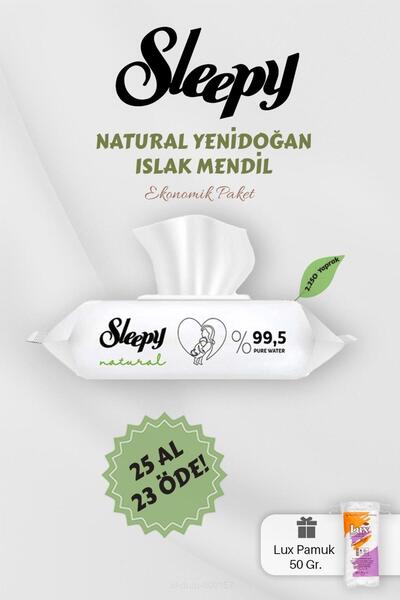 Sleepy Newborn 90's Wet Wipes BUY 25 GET 23