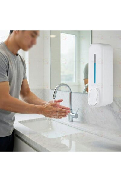 MAİN SHOP 1 ΤΕΜ. 350 ML Επιτοίχιος Χειροκίνητος Διανομέας Σαπουνιού Χειρός Υγ...