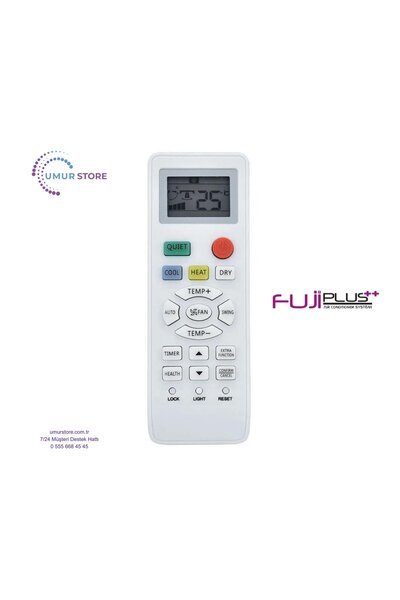 Herz Fujiplus FP09TD2HRA Uyumlu Klima Kumandası