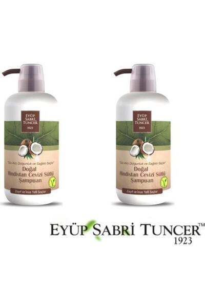 Eyüp Sabri Tuncer Doğal Hindistan Cevizi Sütlü Şampuan 600 ml x 2