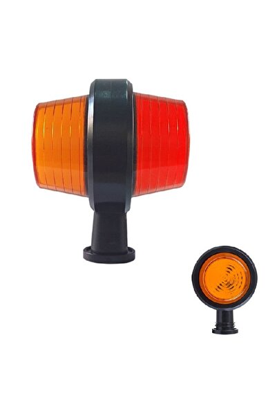 FORMPLAS Ayna Altı Küpe Neon 18 Led'Li 105Mm 12V-24V Sarı - Kırmızı - FR0336-YR