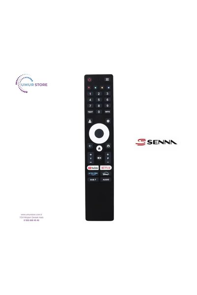 Herz Senna İle Uyumlu 65UQ9500F Google Smart LED Tv Kumandası-Ses Komutsuz