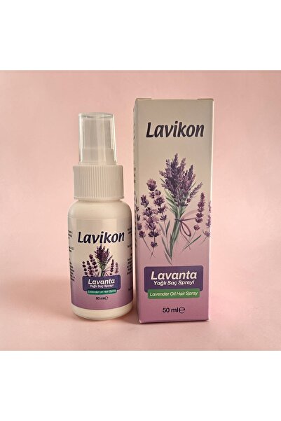 LAVİKON Lavanta Yağlı 50ml Saç Spreyi(BİT VE SİRKEYİ ÖNLER,KAŞINTI VE KEPEĞİ ...