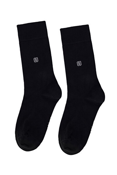 Derimod Ανδρικές μαύρες βαμβακερές κάλτσες 000A2C35196F