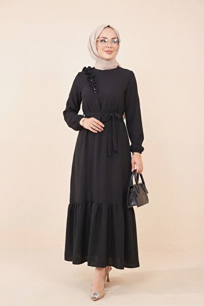 HİJABAYA Φόρεμα Ayrobin με φούστα από πέτρα με λεπτομέρειες