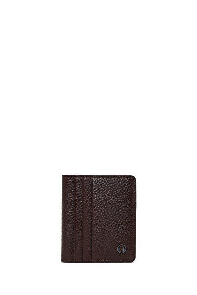 Derimod Men's Brown Leather Card Holder 000A2D3506Ft